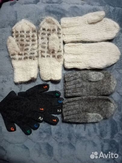 Варежки детские 4-5лет