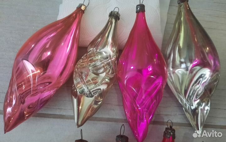 Елочные игрушки СССР сосульки