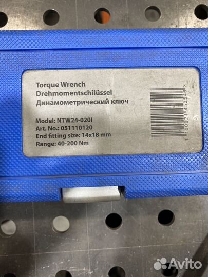 Динамометрический ключ NTW24-0201