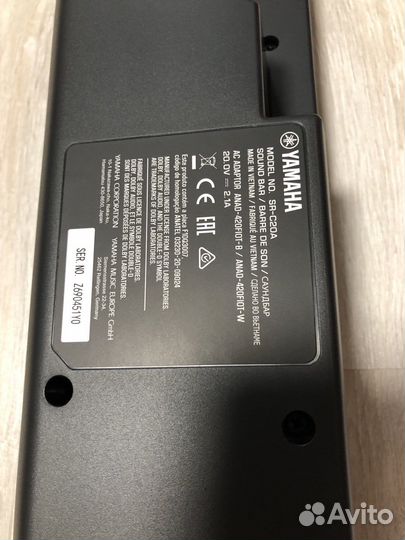 Саундбар yamaha SR-C20A