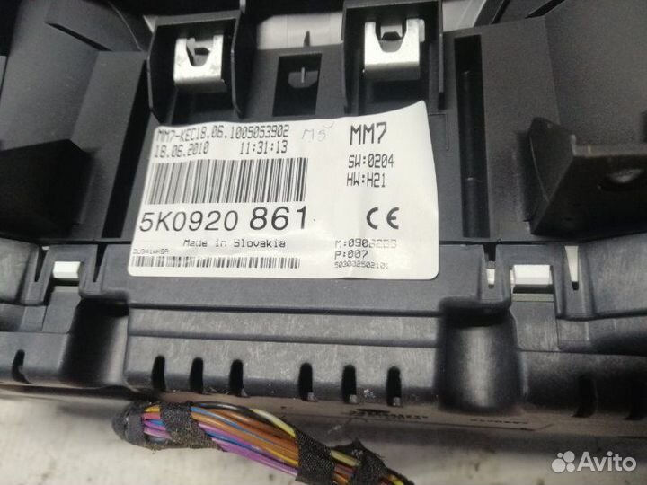 Щиток приборов Volkswagen Golf 6 хэтчбэк CAX