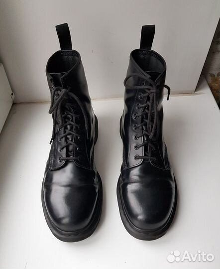 Ботинки Dr Martens 1460 mono black smooth оригинал