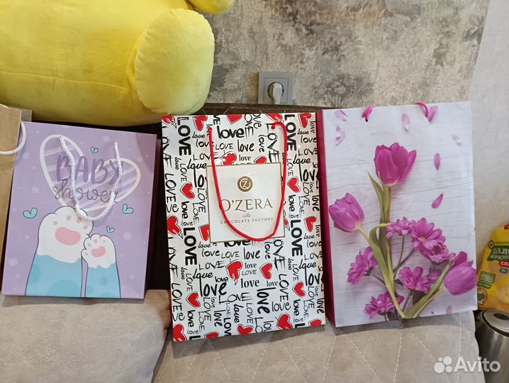 Пакеты подарочные