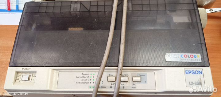Матричный принтер Epson LX-300 и новые картриджи