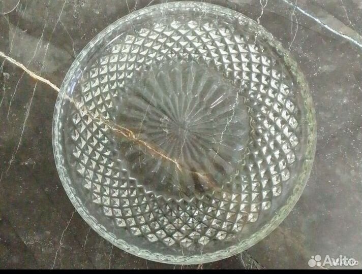 Хрустальный поднос
