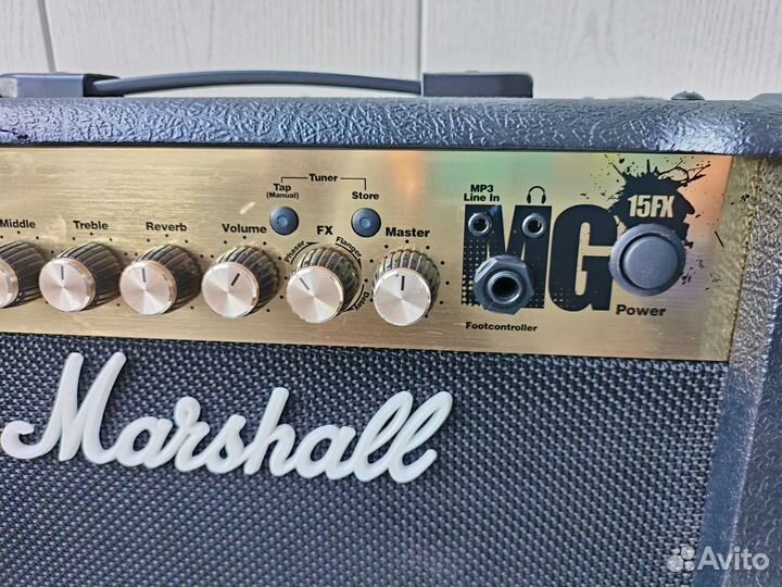 Гитарный комбик Marshall mg15cfx (с эффектами)