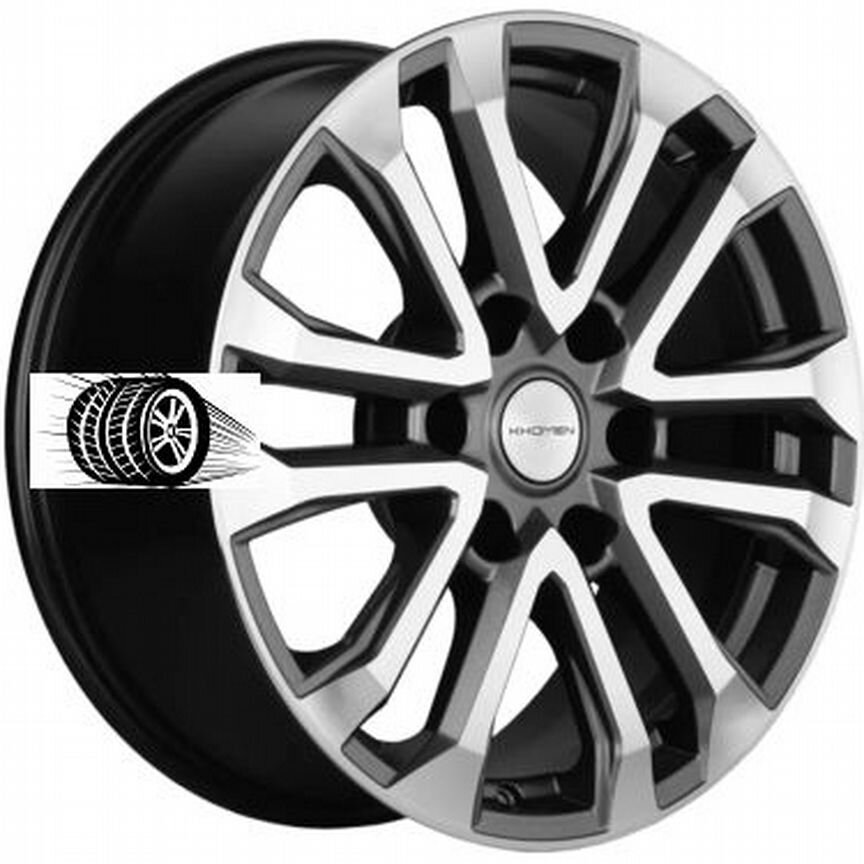 Литые диски Khomen Wheels 7.5×R18 6×139.7