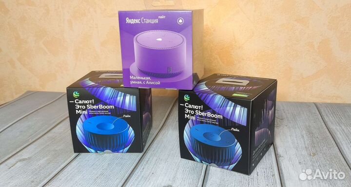 Умная колонка яндекс Станция лайт / sberboom mini