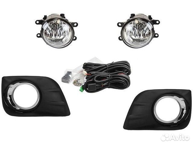 Prado '09- фара противотум Л+П (комплект) С решетк