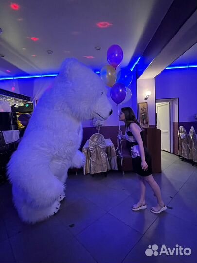 Белый мишка поздравление