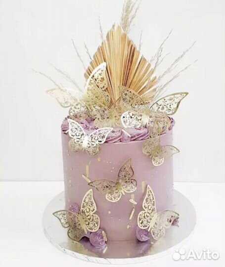 3D бабочки, 12 штук