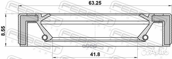 Сальник привода mazda CX-7/CX-9/volvo S40/S60/S80