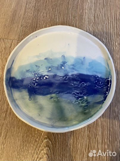 Тарелка декоративная ручная работа