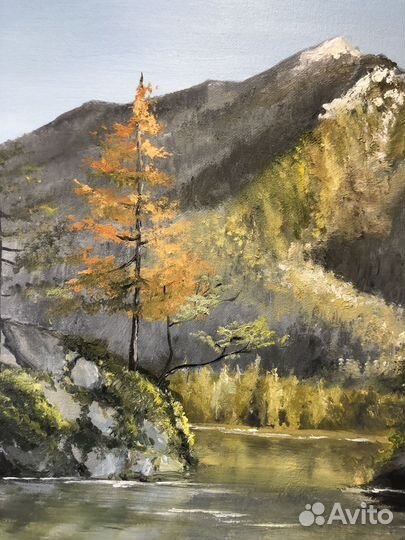 Картина маслом на холсте пейзаж