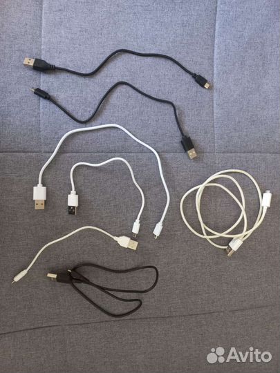 Кабель micro usb, usb mini, mini jack 3,5
