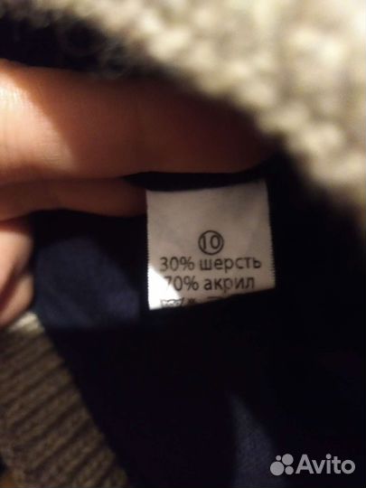 Зимняя шапка на мальчика 4-5лет