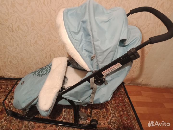 Детские санки-коляска ника