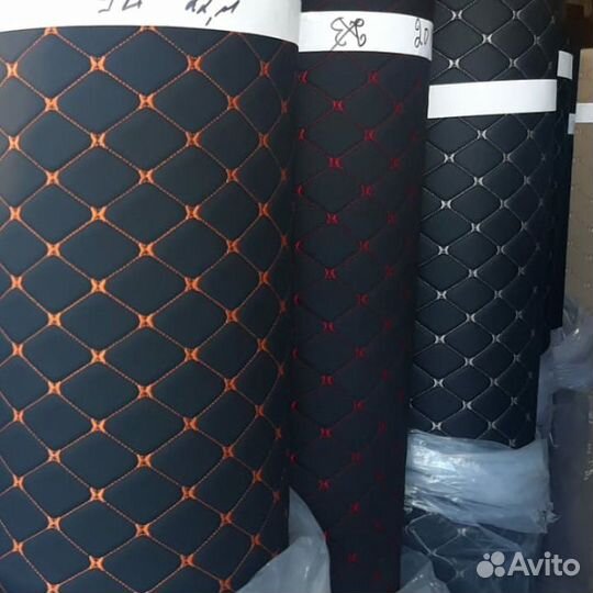 Экокожа,велюр,ромб,алькантара