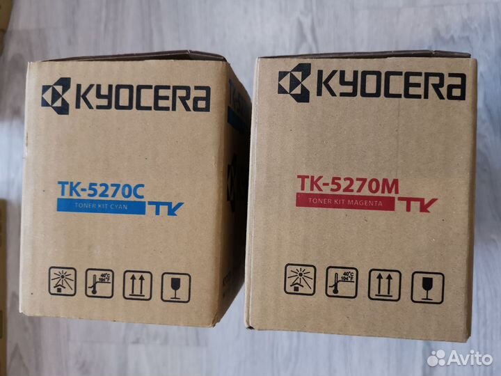 Картриджи Kyocera TK-5270C и М (всего 2 шт. )