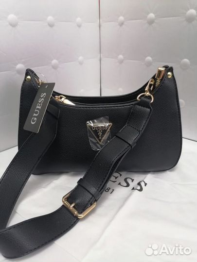 Черная женская сумка Guess Premium NEW