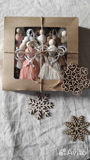 Куколка ангел макраме