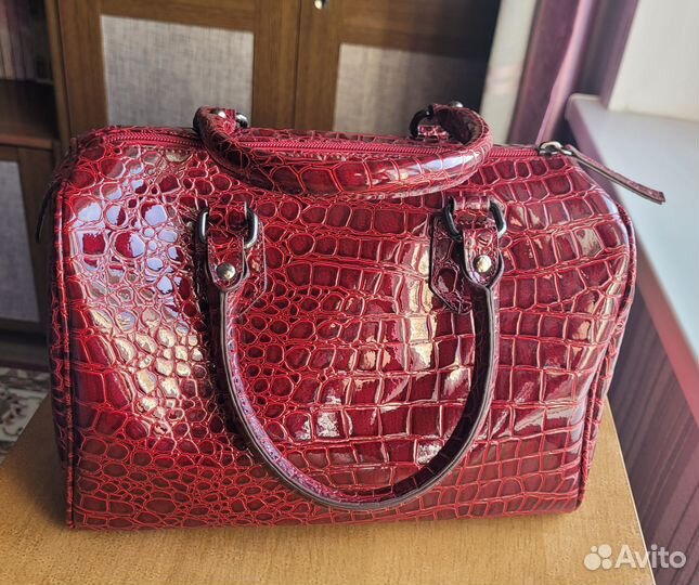 Сумка Marella, саквояж, натуральная кожа