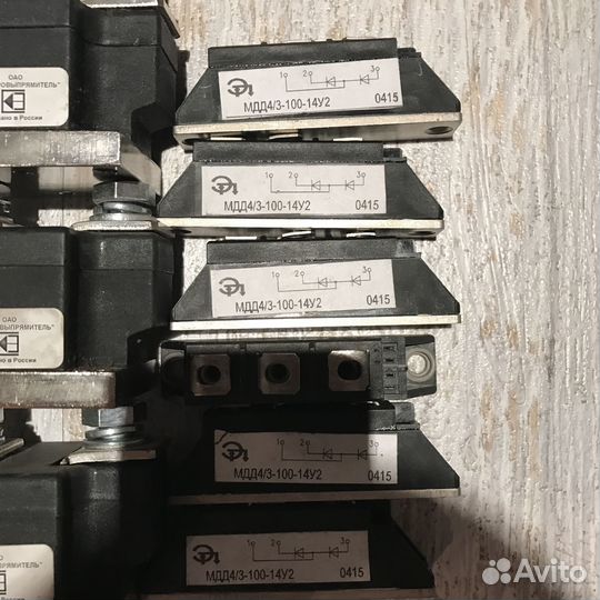 Модули силовые мдт-400-18, мдд4/3-100-1