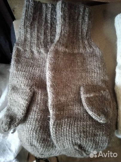 Варежки натуральные