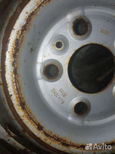 Автомобильный колёсный стальной диск 6J#16H2