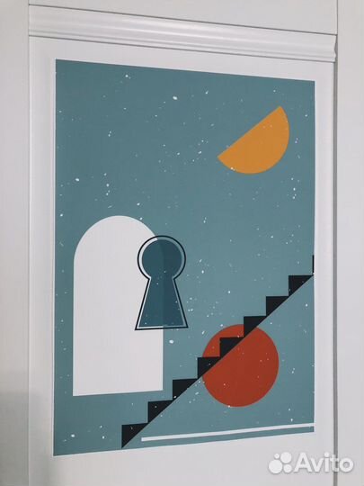 Новый постер холст абстракция