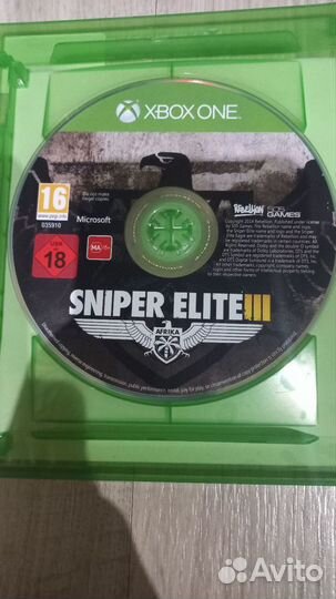 Sniper elite 3 Xbox