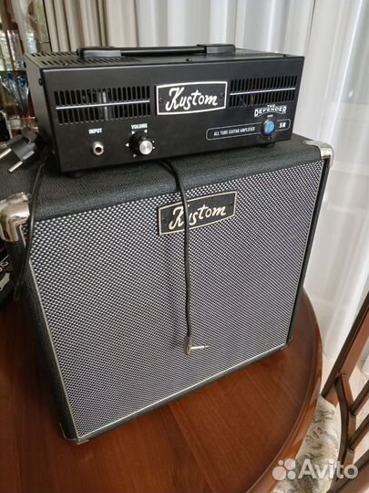 Ламповый гитарный усилитель и кабинет kustom 5h