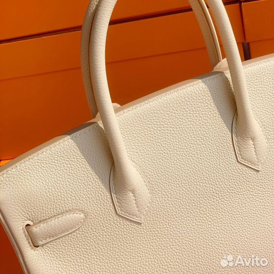 Сумка Hermes Birkin milkshake зеркальное качество