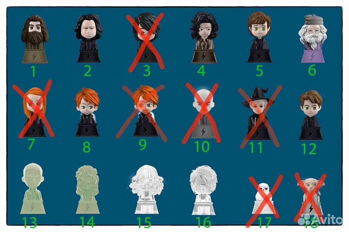 Гарри Поттер - фигурки из Ленты