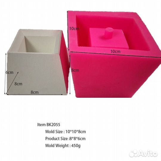 Молды, силиконовые формы для гипса и бетона