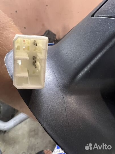 Зеркало aveo II T250 левое (черное,электрика)