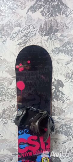 Сноуборд CSB 151cm+крепления Drake Matrix
