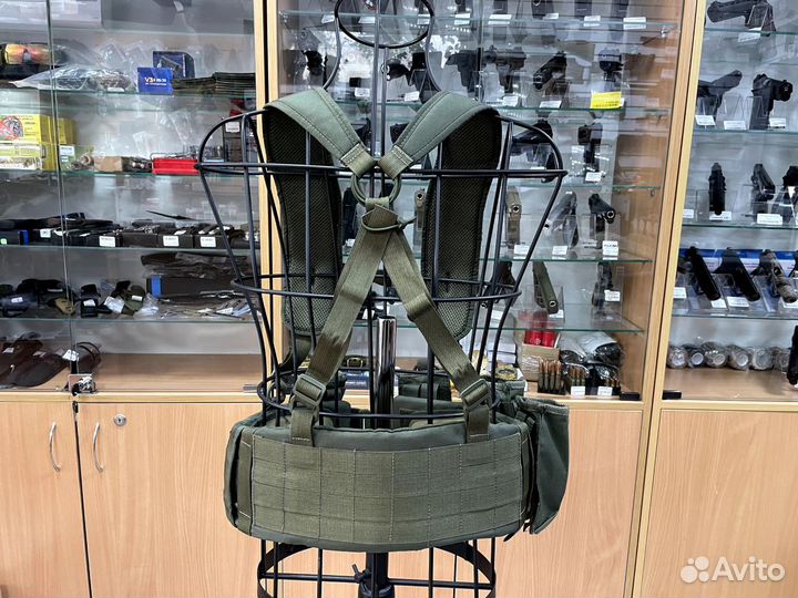 Пояс тактический разгрузочный (рпс) “стриж-1” lost camp олива с подсумками под магазины