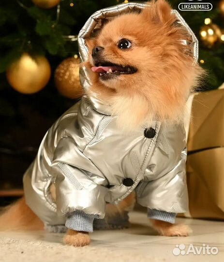 Комбинезон зимний новый для маленьких собак