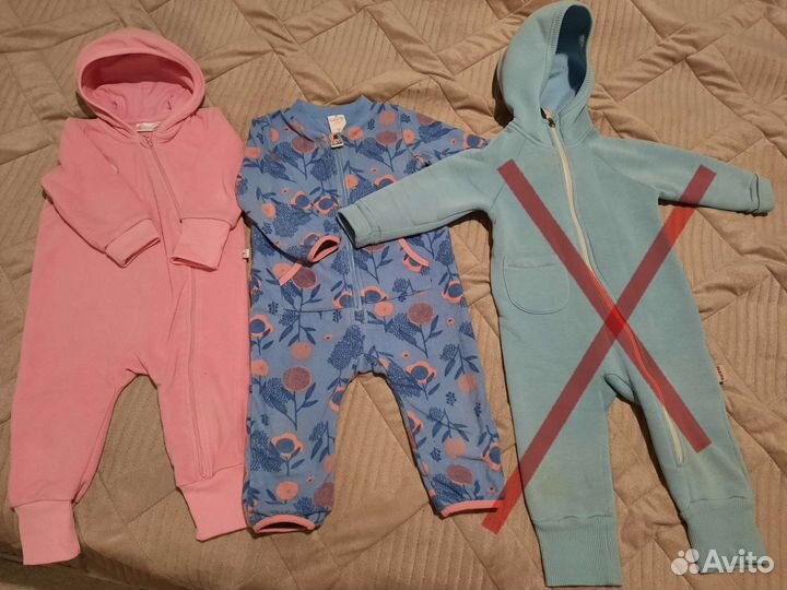 Вещи пакетом на девочку 80-86 размера