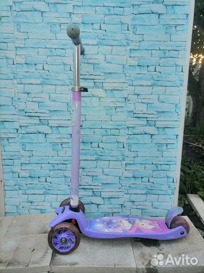 Самокат детский трехколесный бу