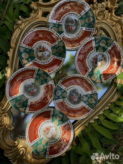 Старинные тарелки «Oscar Sсhlеgеlmilсh»