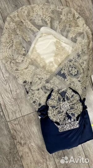 Конверт на выписку зимний для мальчика