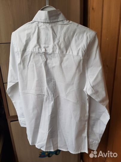 Белая рубашка slim