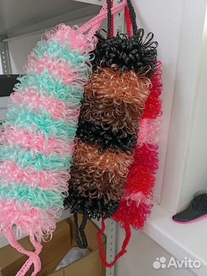 Мочалки ручной вязки