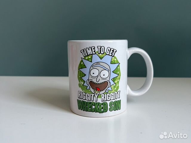 Кружка с принтом Рик и Морти Rick and Morty