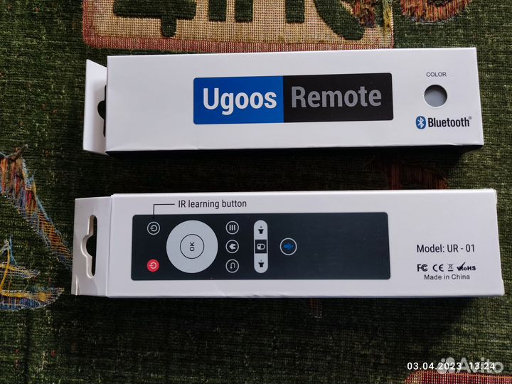 Голосовой пульт дистанционного управления Ugoos BT