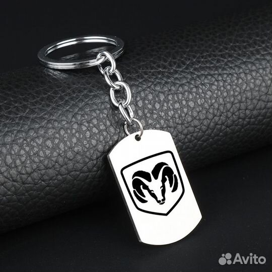Брелок жетон для ключей с логотипом 