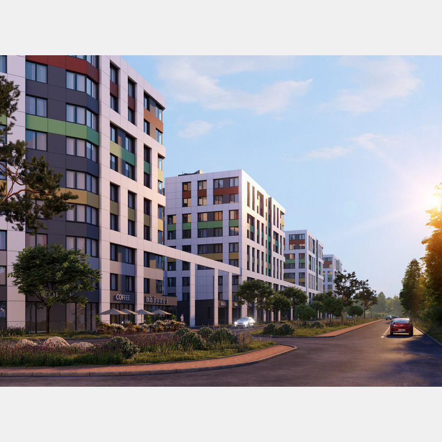 Квартира-студия, 23,6 м², 2/13 эт.
