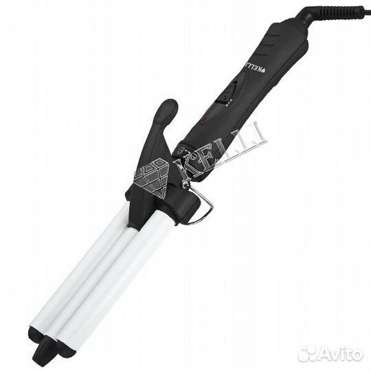 Плойка тройная ретро волна 60Вт. керам, 2реж